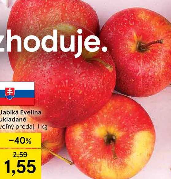 Jablká Evelina 1 kg 