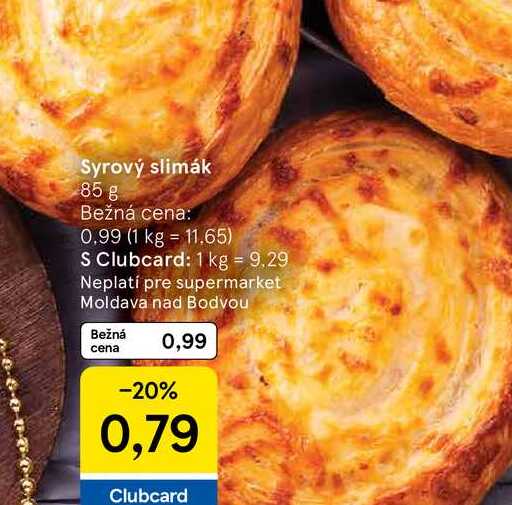 Syrový slimák 85 g