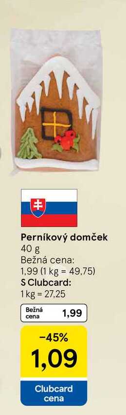 Perníkový domček 40 g