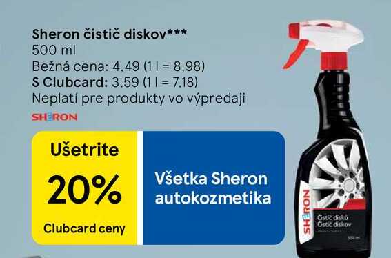 Sheron čistič diskov 500 ml 