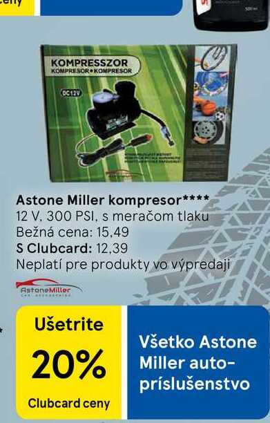 Astone Miller auto- príslušenstvo 