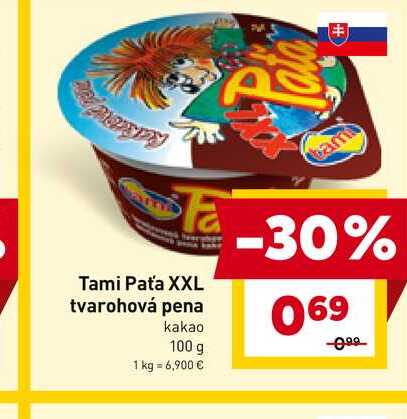 Tami Pata XXL tvarohová pena kakao 100 g 
