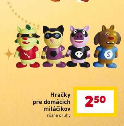Hračky pre domácich miláčikov rôzne druhy 