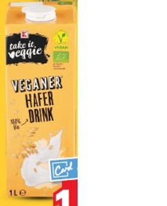 K-Take it veggie BIO Ovsený nápoj