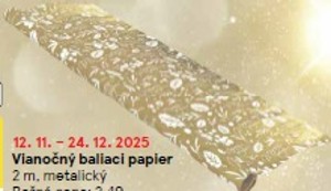 Vianočný baliaci papier