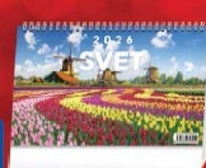Stolový kalendár Svet 2026*