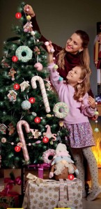 Závesná ozdoba cukrová guľa