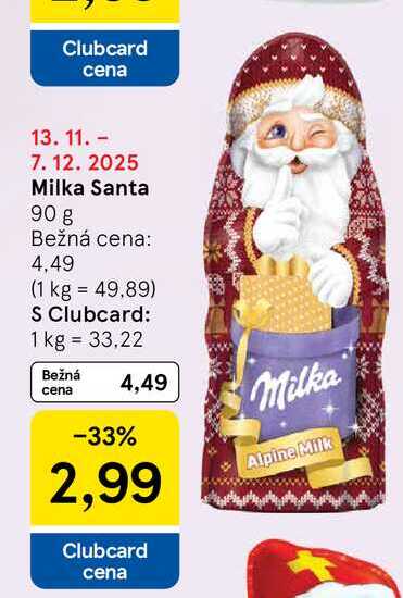 Milka Santa 90 g 