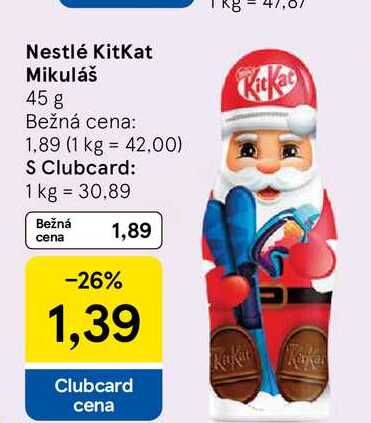 Nestlé KitKat Mikuláš 45 g 