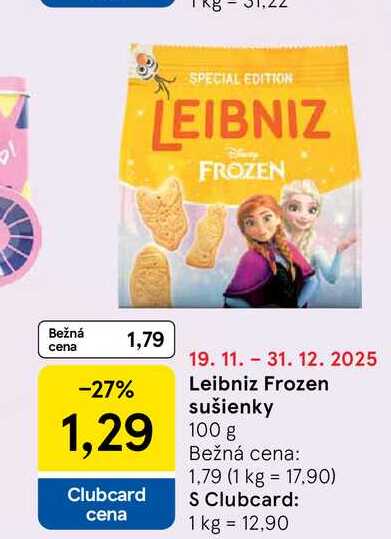 Leibniz Frozen sušienky 100 g