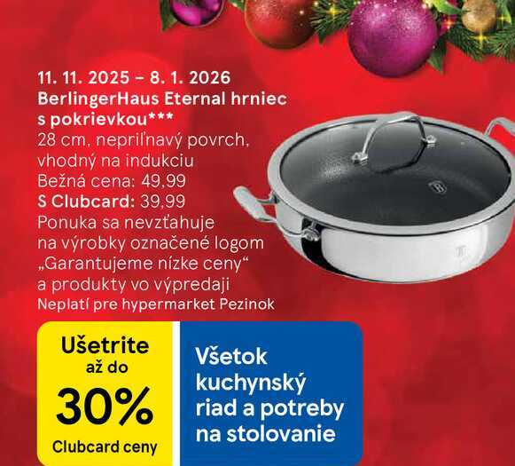 BerlingerHaus Eternal hrniec s pokrievkou 28 cm