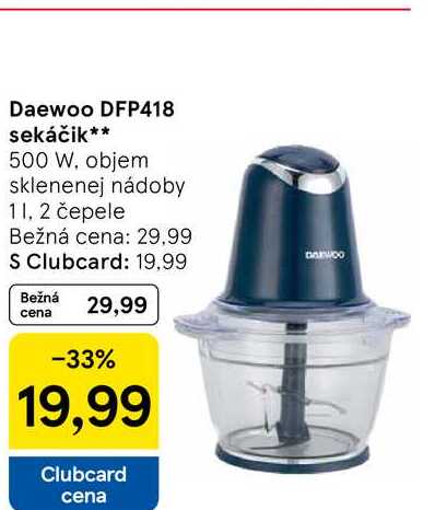 Daewoo DFP418 sekáčik 500 W