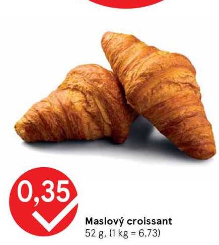 Maslový croissant 52 g