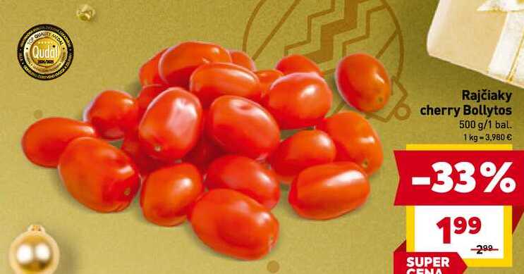 Qudal Rajčiaky cherry Bollytos 500 g/1 bal. 