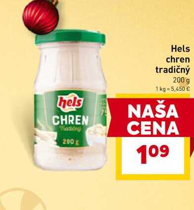 Hels chren tradičný 200 g 