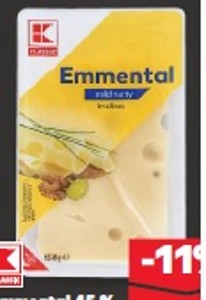 K-Classic Emmental Tvrdý zrejúci syr
