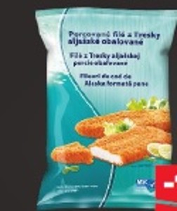 Aljašská treska obaľované filety