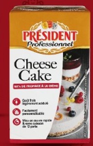 Président Zmes na cheesecake
