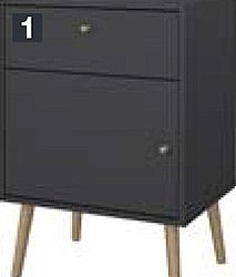 Komodová séria BOHDAN - 1 Nočný stolík