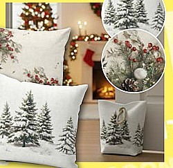 Textilná séria TRADÍCIA a ZIMNÝ LES - Prestieranie