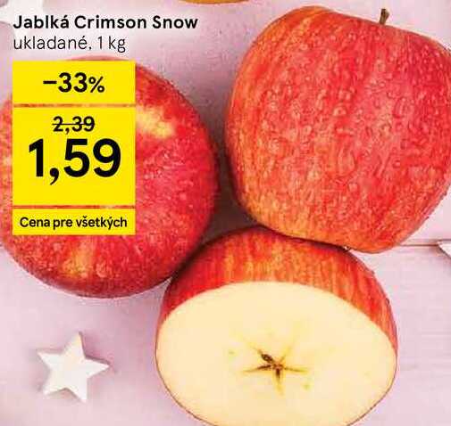 Jablká Crimson Snow ukladané, 1 kg 