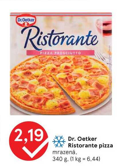 Dr. Oetker Ristorante pizza mrazená, 340 g
