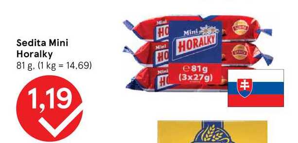 Sedita Mini Horalky 81 g