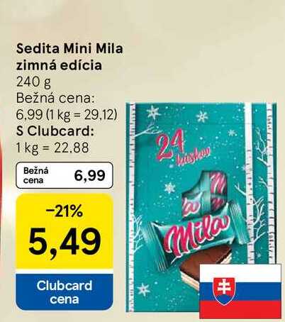 Sedita Mini Mila zimná edícia 240 g 