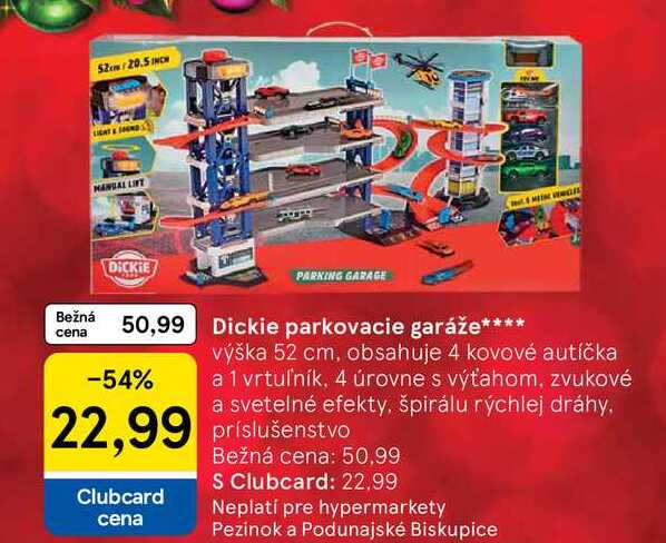 Dickie parkovacie garáže