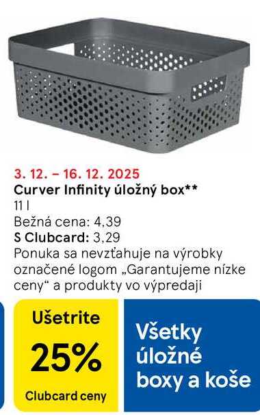 Curver Infinity úložný box 11L