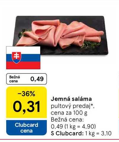 Jemná saláma 100 g