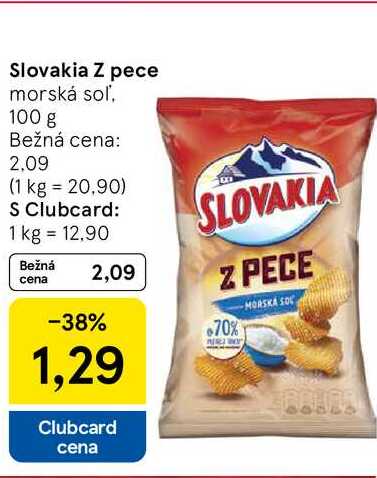 Slovakia Z pece morská soľ 100 g 