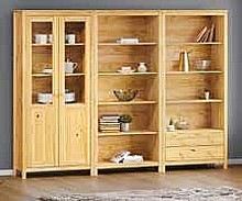 ZOSTAVA KNIŽNÍC TORINO 68070BK, kov. úchytky