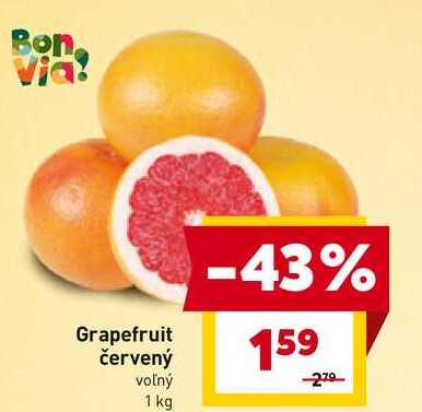 Grapefruit červený voľný 1 kg