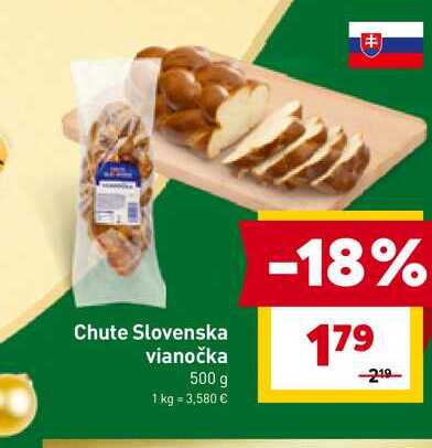 Chute Slovenska vianočka 500 g 