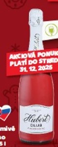 Hubert Club šumivé víno v akcii