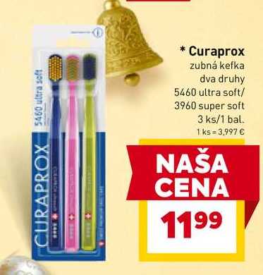 Curaprox zubná kefka dva druhy 5460 ultra soft/ 3960 super soft 3 ks/1 bal.