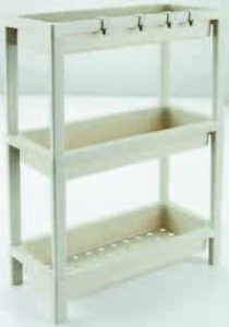 Regál do kúpeľne KAREBY