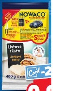 Nowaco Lístkové cesto