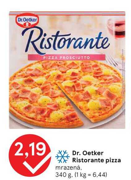 Dr. Oetker Ristorante pizza mrazená, 340 g