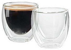 súprava pohárov na espresso, 2-dielna