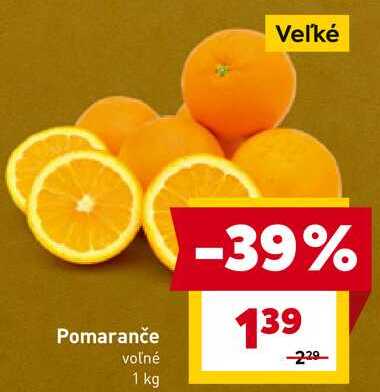 Veľké Pomaranče voľné 1 kg