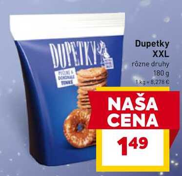 Dupetky XXL rôzne druhy 180 g