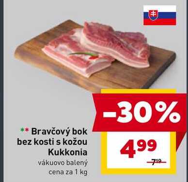 Bravčový bok bez kosti s kožou 1 kg 