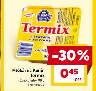 Kunín termix rôzne druhy, 90 g
