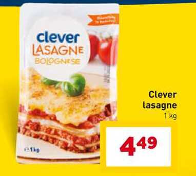 Clever lasagne 1 kg