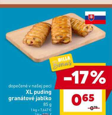 XL puding granátové jablko 85 g