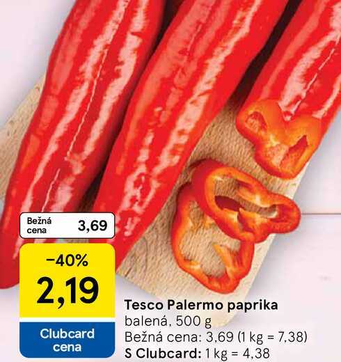 Tesco Palermo paprika balená, 500 g 