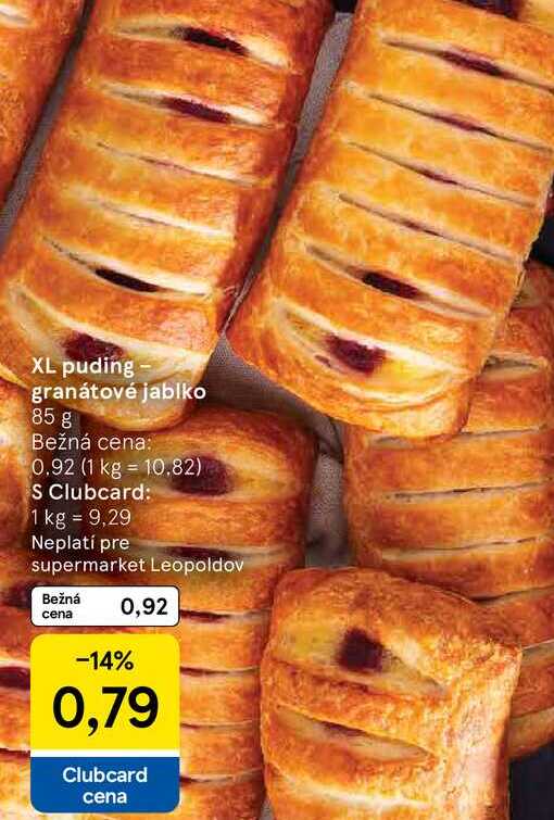 XL puding granátové jablko 85 g