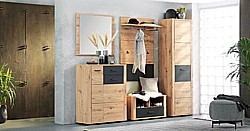 1: Predsieň - šatníkový panel